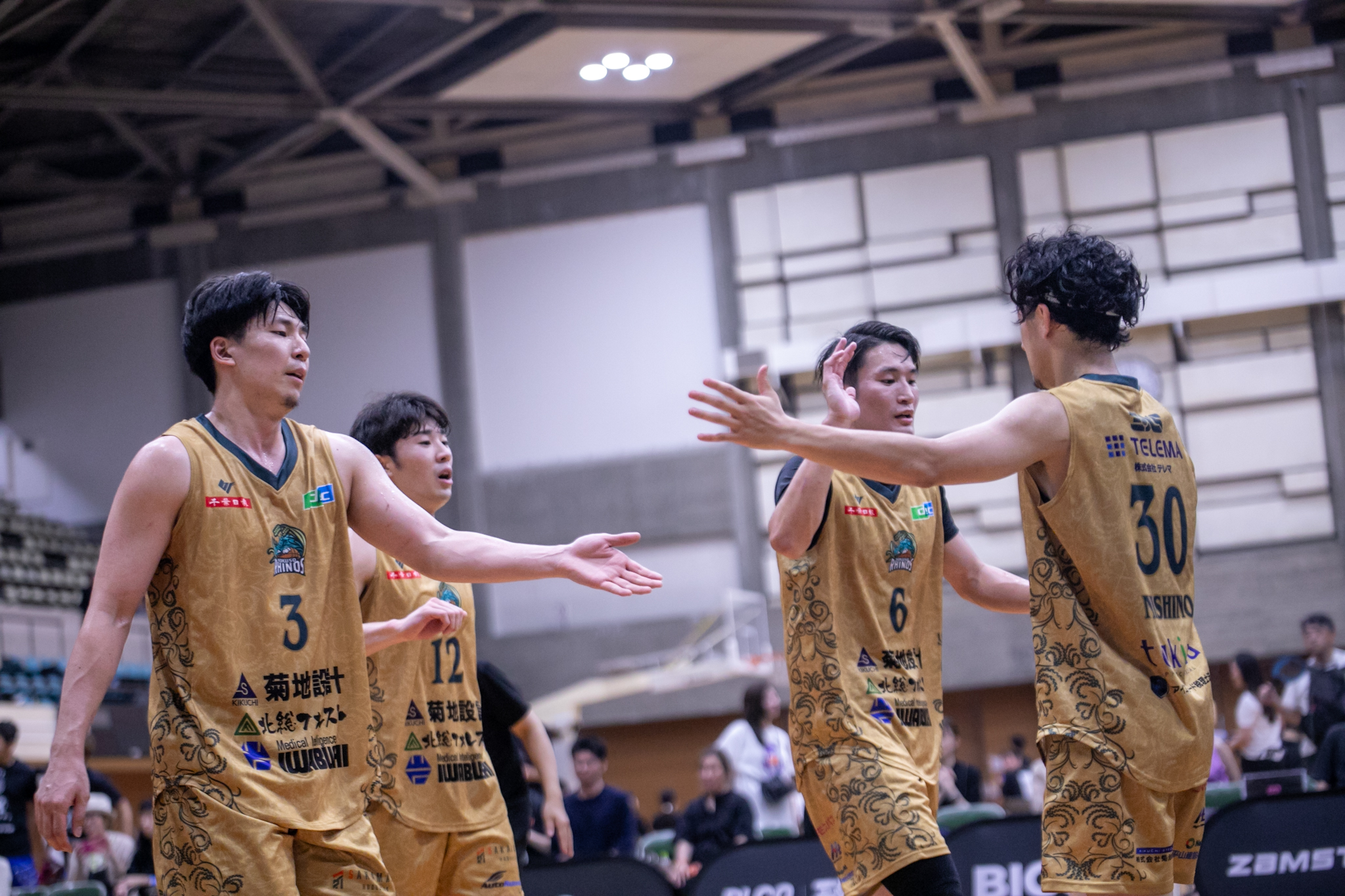 3×3の試合に出場する北総ライノス